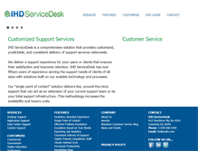 Tablet Screenshot of ihdservicedesk.com